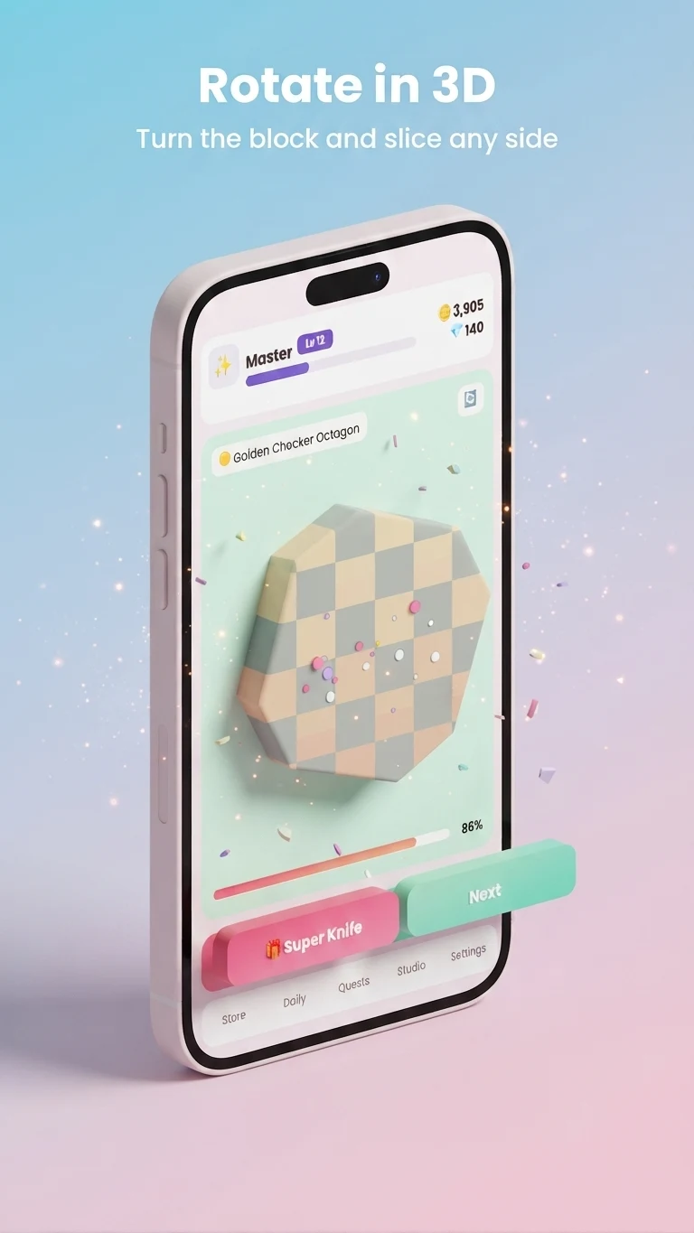 Soap Cutting ASMR: Zen Slice screenshot